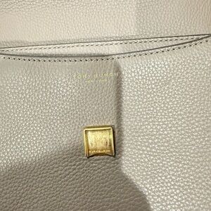 Tory Burch Cream Leather Shoulder Bag